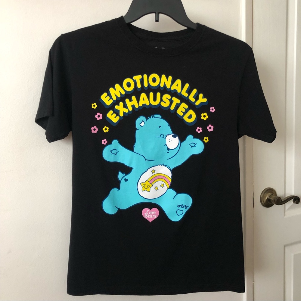 Emotionally Exhausted Care Bears T-Shirt - Small